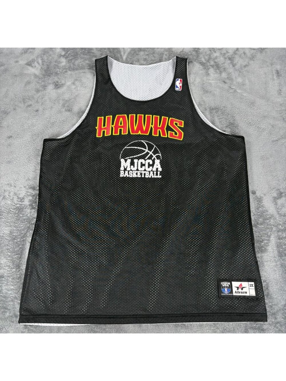 Alleson Reversible NBA Practice Basketball Jersey Atlanta Hawks Team Men 2XL